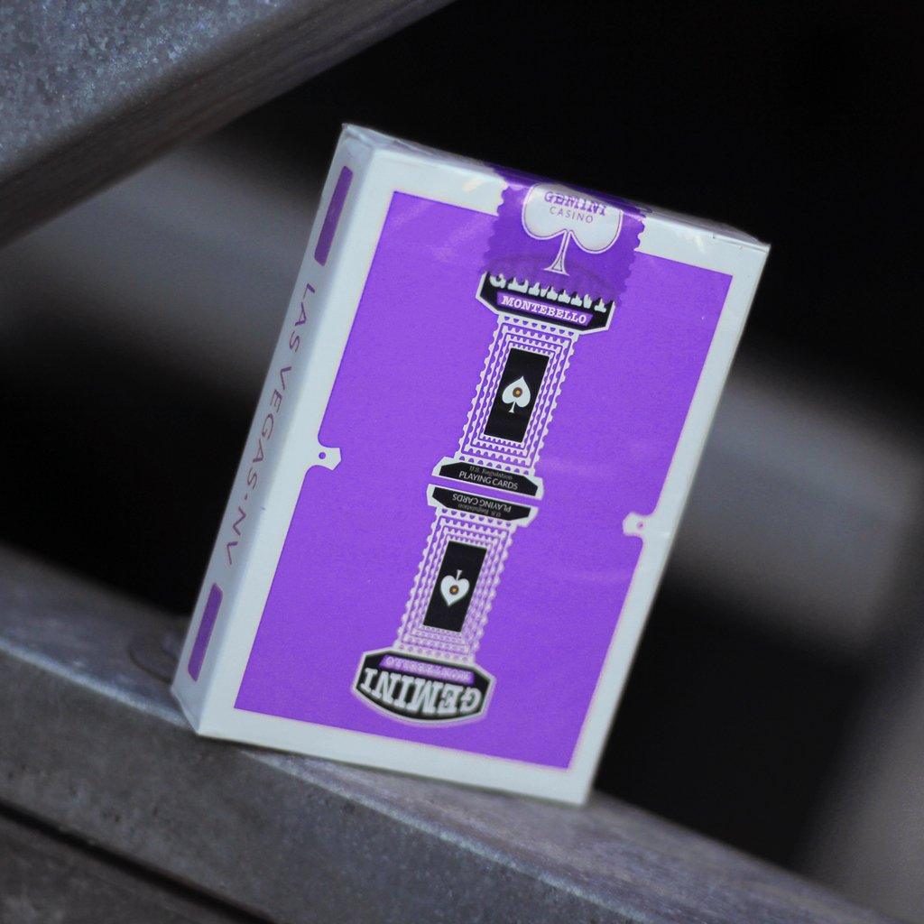 Gemini Casino Purple Playing Cards by Gemini