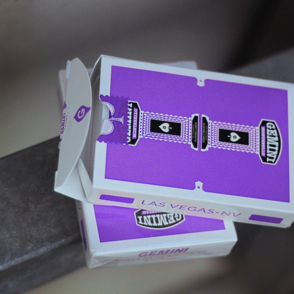 Gemini Casino Purple Playing Cards by Gemini