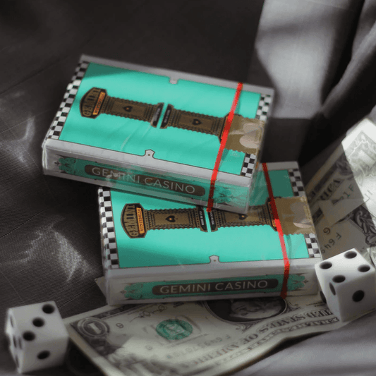 Gemini Casino Turquoise Playing Cards Playing Cards by Gemini