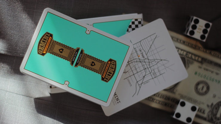 Gemini Casino Turquoise Playing Cards Playing Cards by Gemini