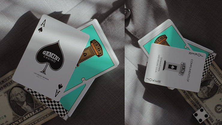 Gemini Casino Turquoise Playing Cards Playing Cards by Gemini