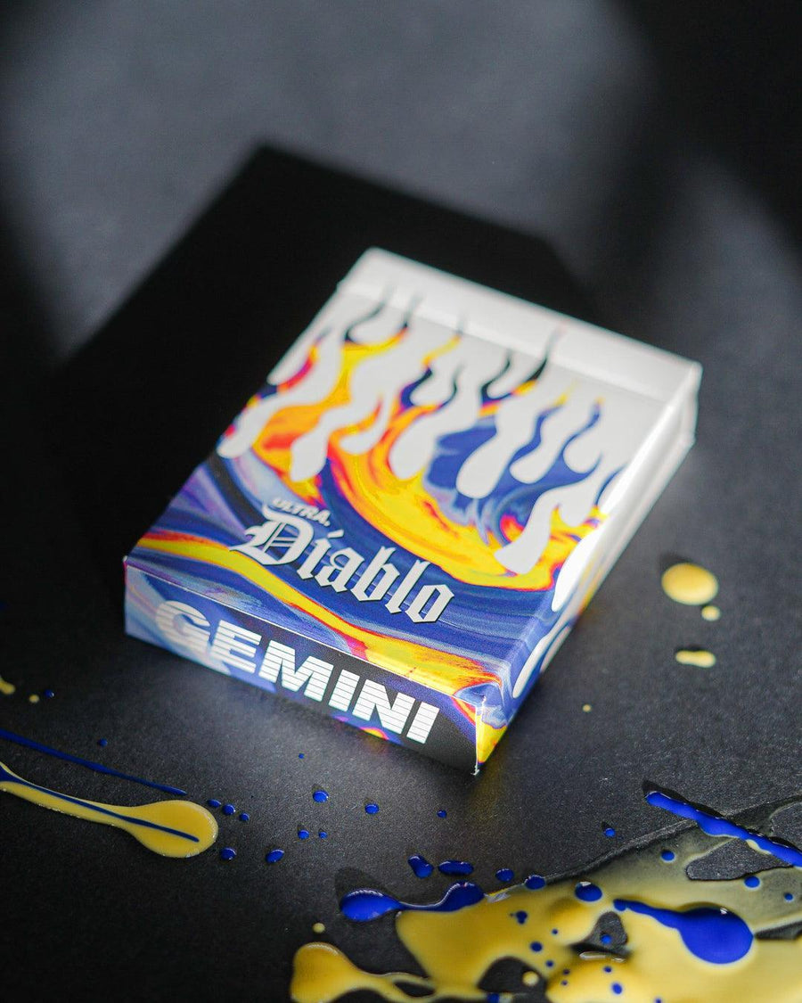 Ultra Diablo Blue Playing Cards Playing Cards by Gemini