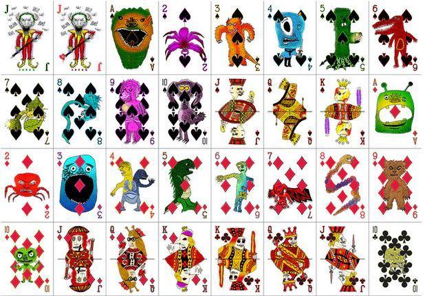 Ghoul Guys Playing Cards Playing Cards by RarePlayingCards.com