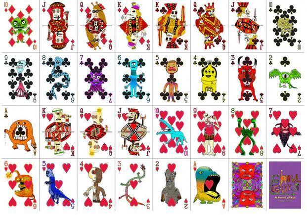 Ghoul Guys Playing Cards Playing Cards by RarePlayingCards.com
