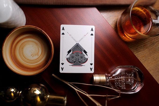 Rattler Gorge Noir Playing Cards - Gilded Playing Cards by The Card Guy