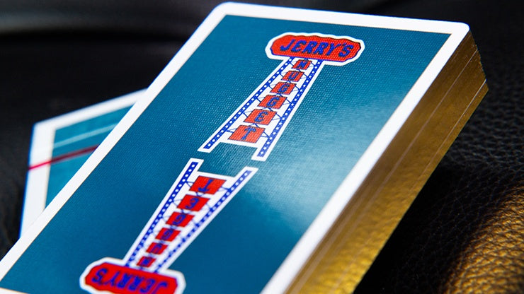 Gilded Vintage Feel Jerry's Nuggets - Aqua Playing Cards by Jerry's Nugget Playing Cards