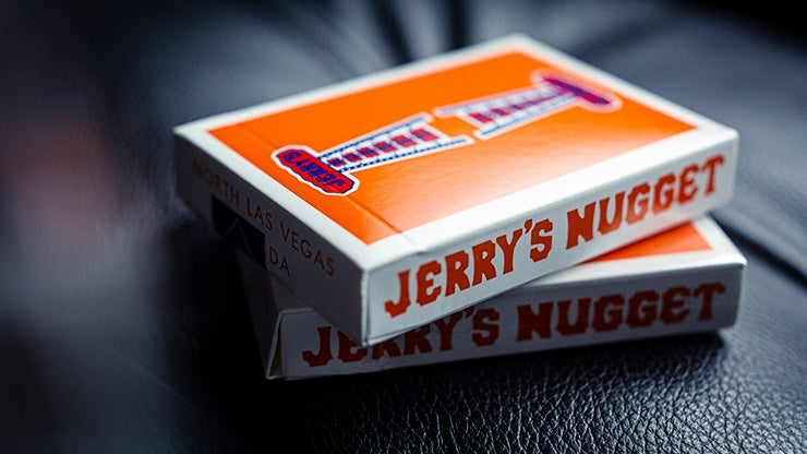 Gilded Vintage Feel Jerry's Nuggets - Orange Playing Cards by Murphy's Magic