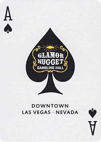 Glamor Nugget (Green) Playing Cards by RarePlayingCards.com