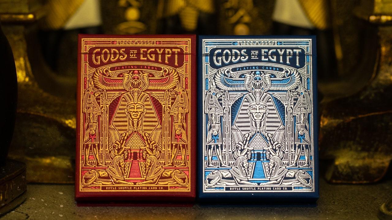 Gods of Egypt Playing Cards - Blue Nile Edition Rare Playing Cards Gods of Egypt Playing Cards - Blue Nile Edition Rare Playing Cards