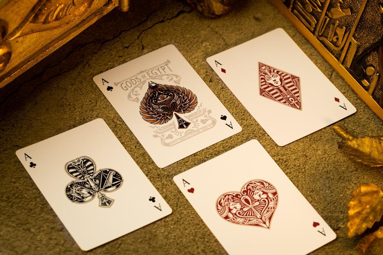 Gods of Egypt Playing Cards - Red Ochre Edition Playing Cards by Divine Playing Cards
