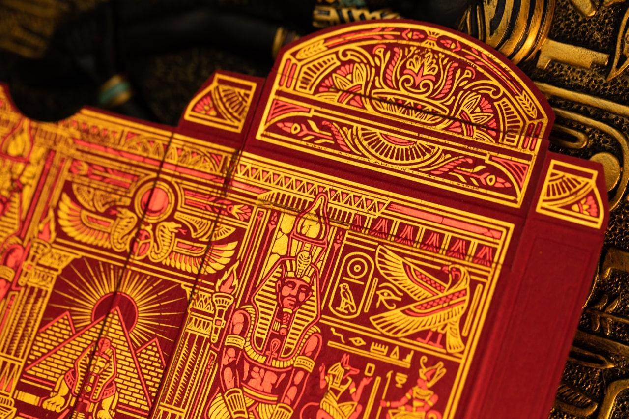 Gods of Egypt Playing Cards - Red Ochre Edition Playing Cards by Divine Playing Cards