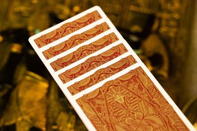 Gods of Egypt Playing Cards - Red Ochre Edition Playing Cards by Divine Playing Cards