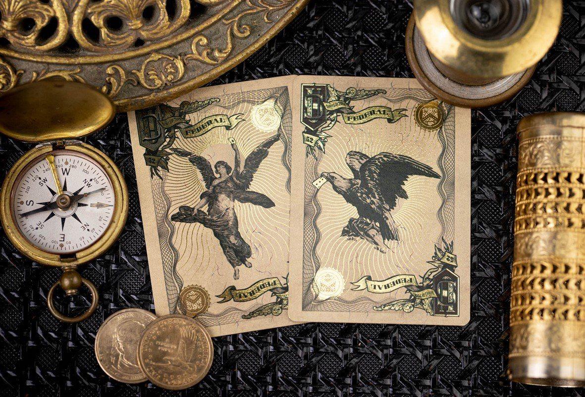 Gold Certificate - Foiled Edition Playing Cards Playing Cards by Kings Wild Project