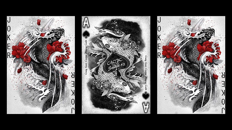 Gold Dragon Standard Edition Playing Cards by Craig Maidment Playing Cards by RarePlayingCards.com