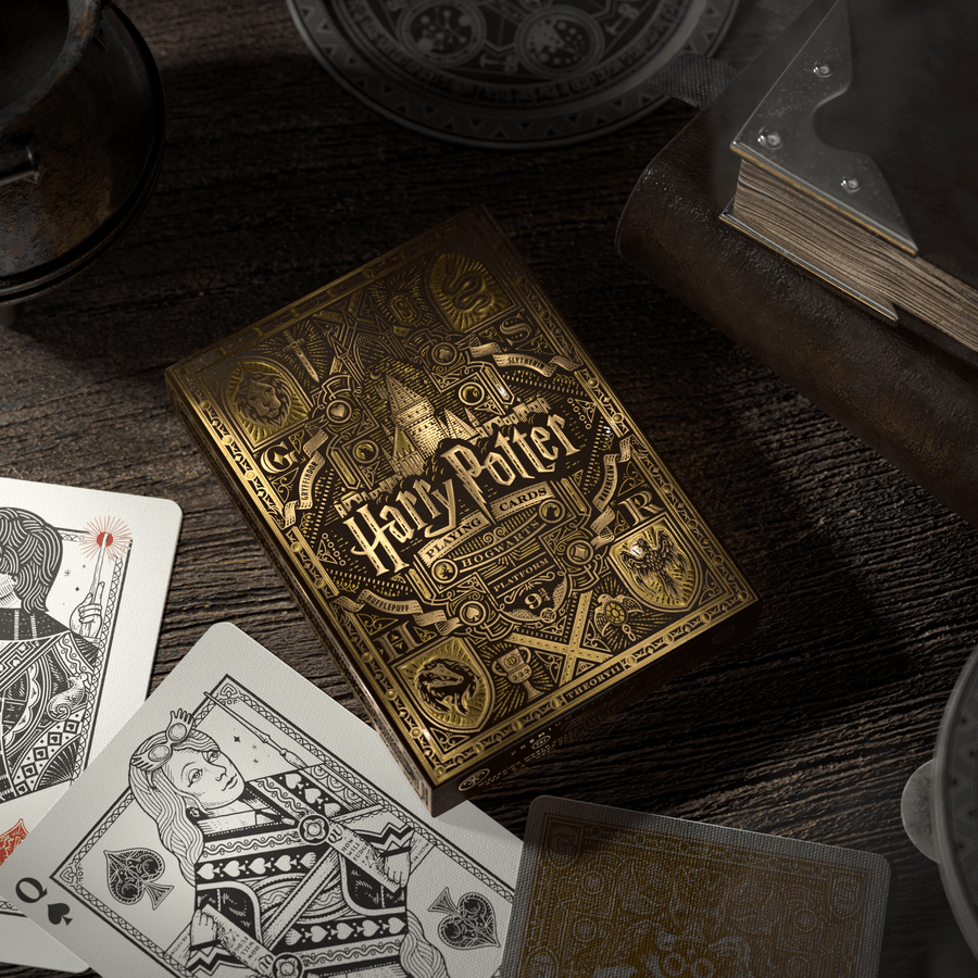 Harry Potter Playing Cards - Hufflepuff Playing Cards by Theory11