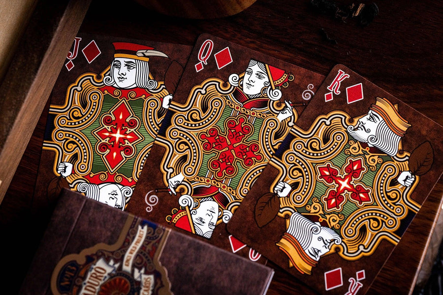 Gold Maduro Playing Cards - 2nd Edition Playing Cards by Kings Wild Project
