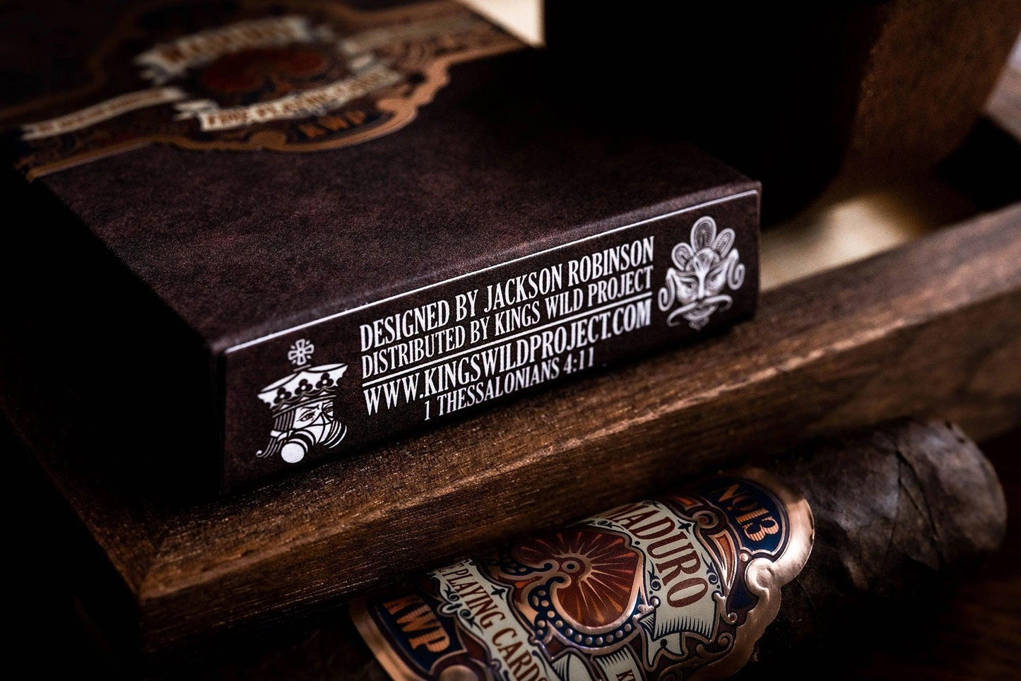 Gold Maduro Playing Cards - 2nd Edition Playing Cards by Kings Wild Project