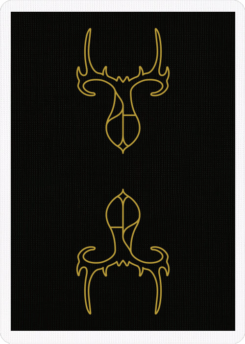 Gold Philia Playing Cards by Riffle Shuffle Playing Card Company