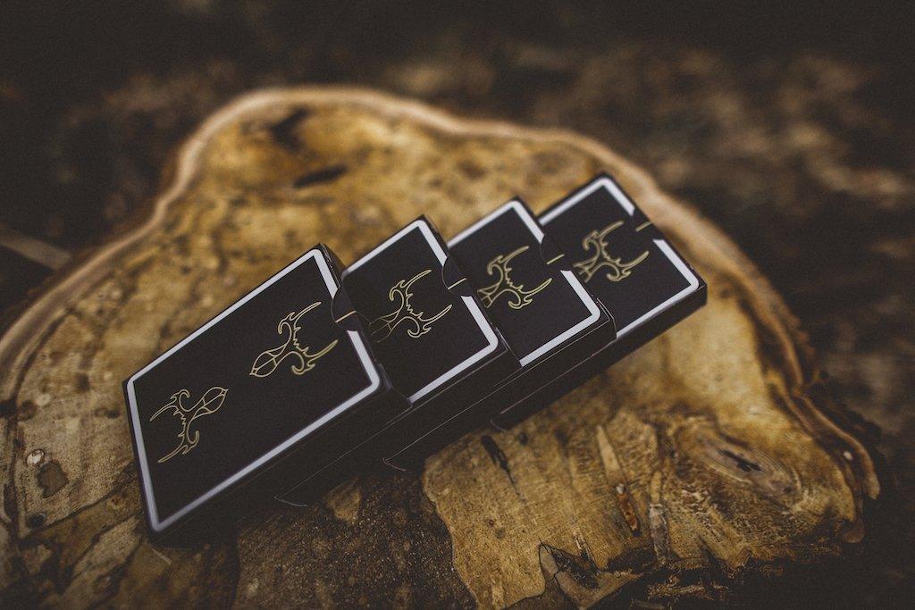 Gold Philia Playing Cards by Riffle Shuffle Playing Card Company