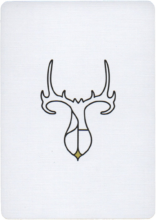 Gold Philia Playing Cards by Riffle Shuffle Playing Card Company