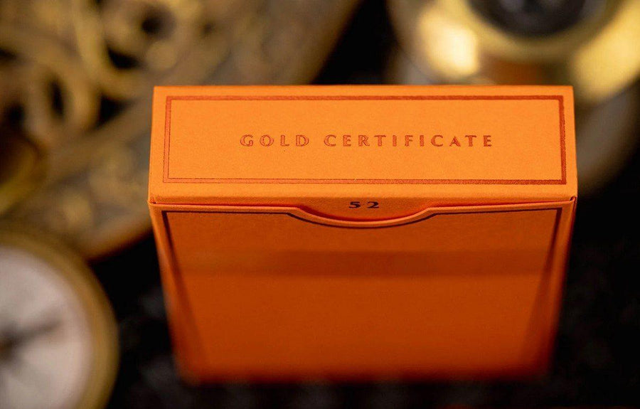 Gold Certificate - Foiled Edition Playing Cards Playing Cards by Kings Wild Project