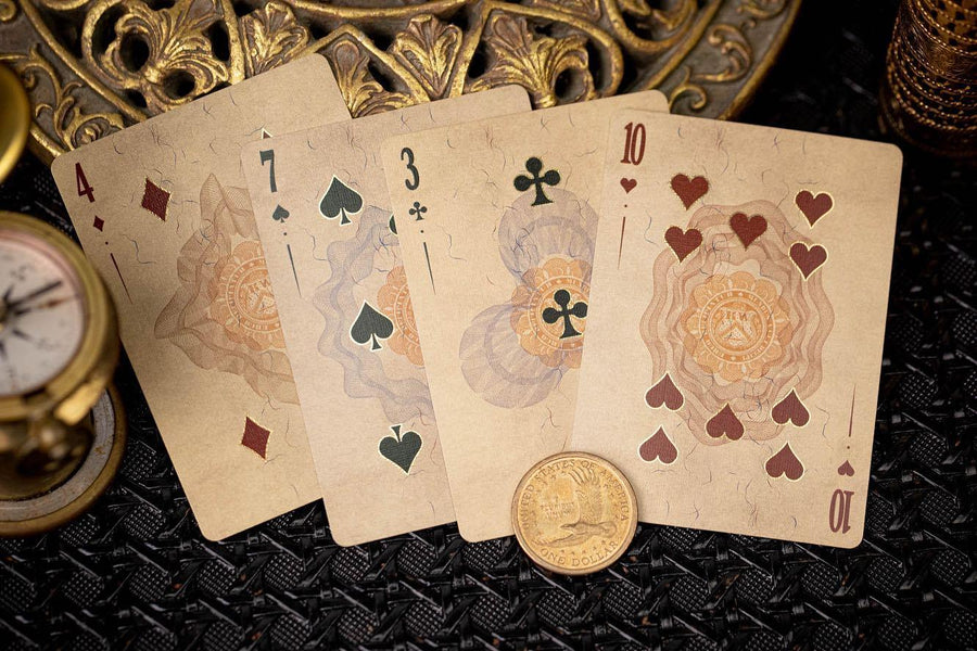 Gold Certificate - Foiled Edition Playing Cards Playing Cards by Kings Wild Project