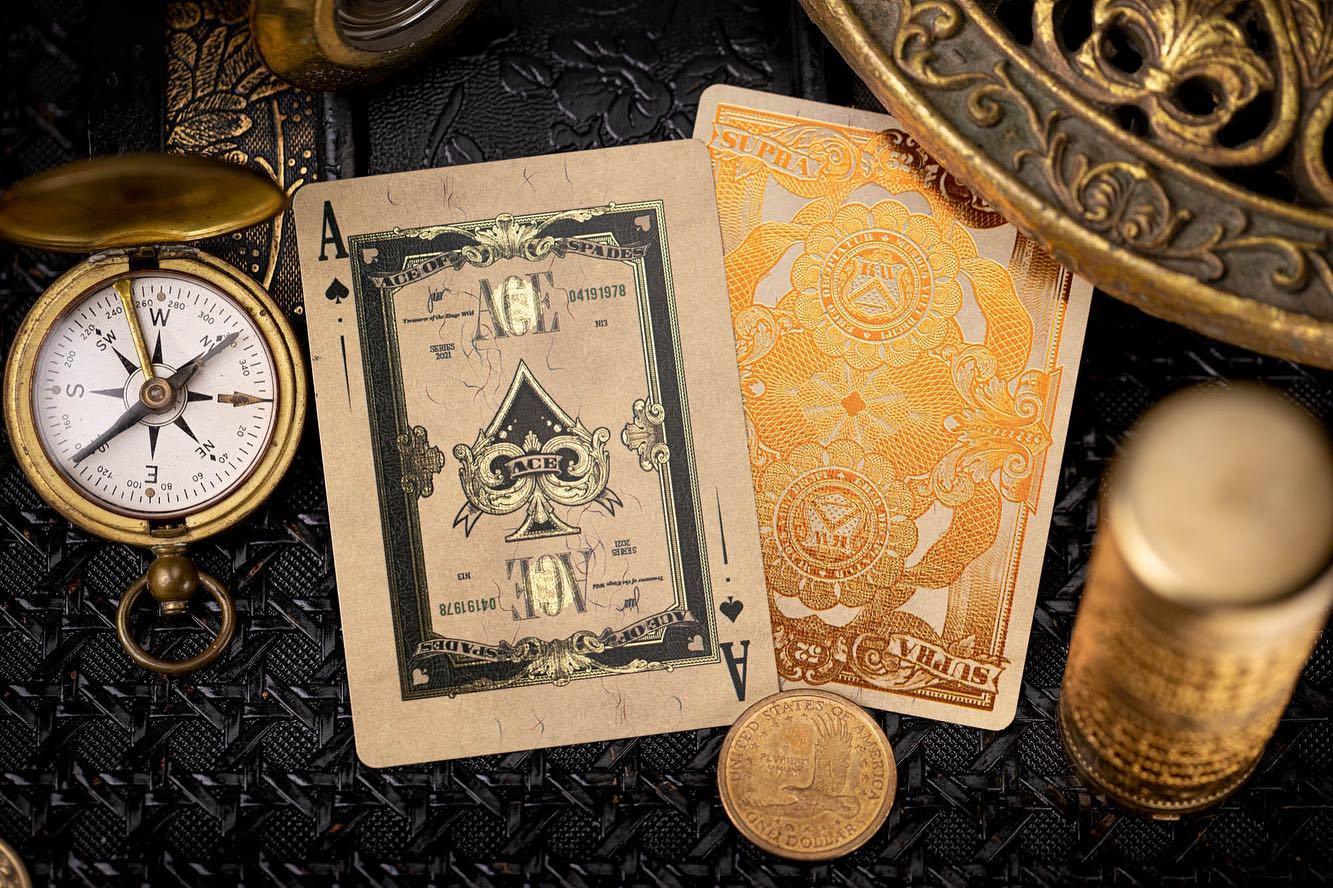 Gold Certificate - Foiled Edition Playing Cards Playing Cards by Kings Wild Project