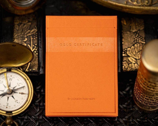 Gold Certificate - Foiled Edition Playing Cards Playing Cards by Kings Wild Project