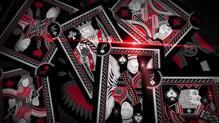 Grandmasters Black Widow Spider Edition Playing Cards by De'vo