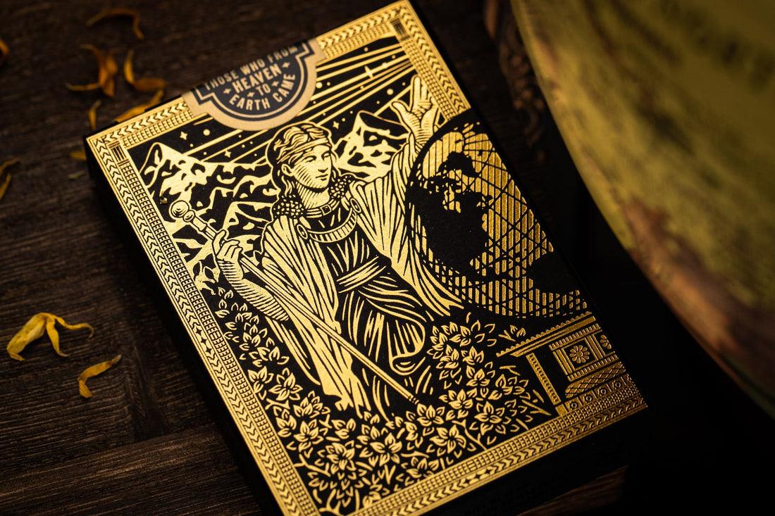 The Great Creator Gold Collector's Edition Playing Cards by Riffle Shuffle Playing Card Company