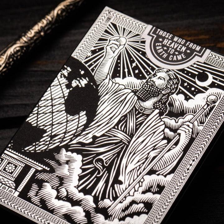 The Great Creator - Silver Collector's Edition Playing Cards by Riffle Shuffle Playing Card Company