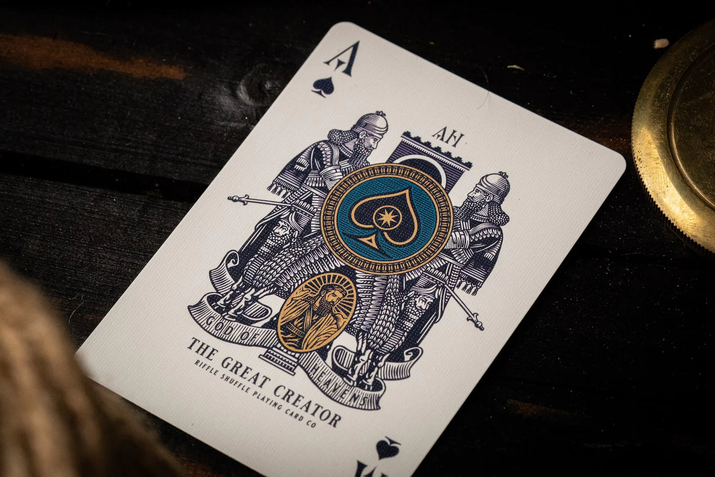 The Great Creator Sky Edition Playing Cards by Riffle Shuffle Playing Card Company