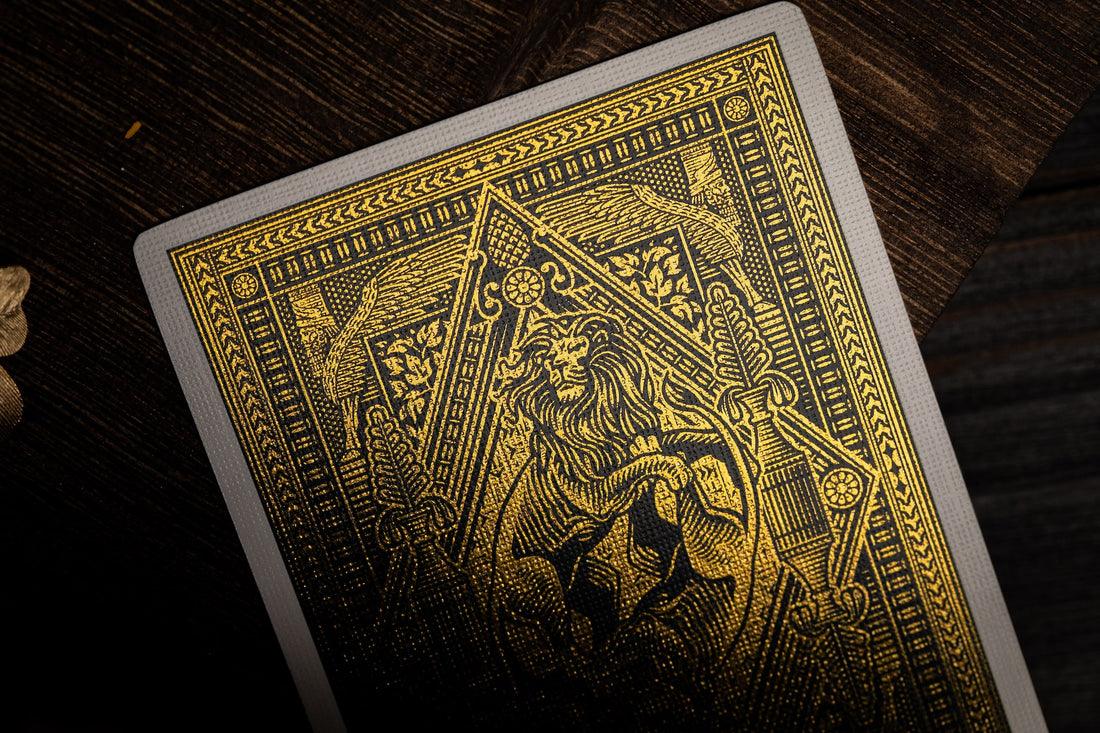 The Great Creator Gold Collector's Edition Playing Cards by Riffle Shuffle Playing Card Company