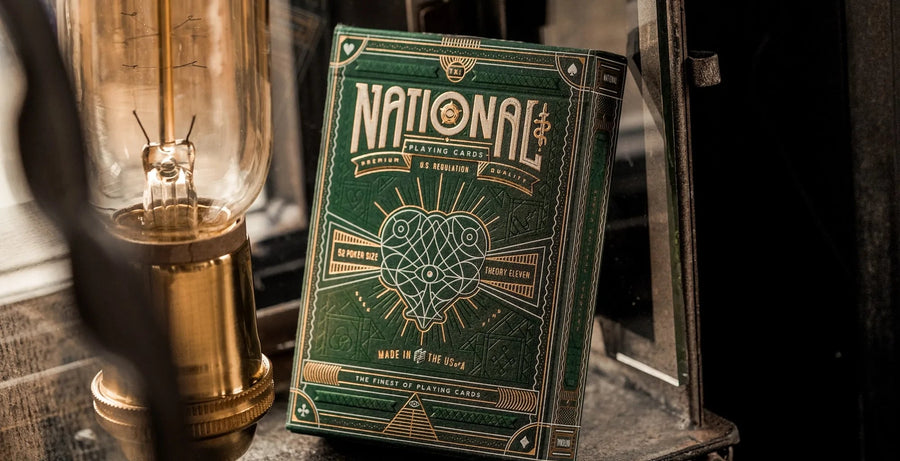 Green National Playing Cards Playing Cards by Theory11