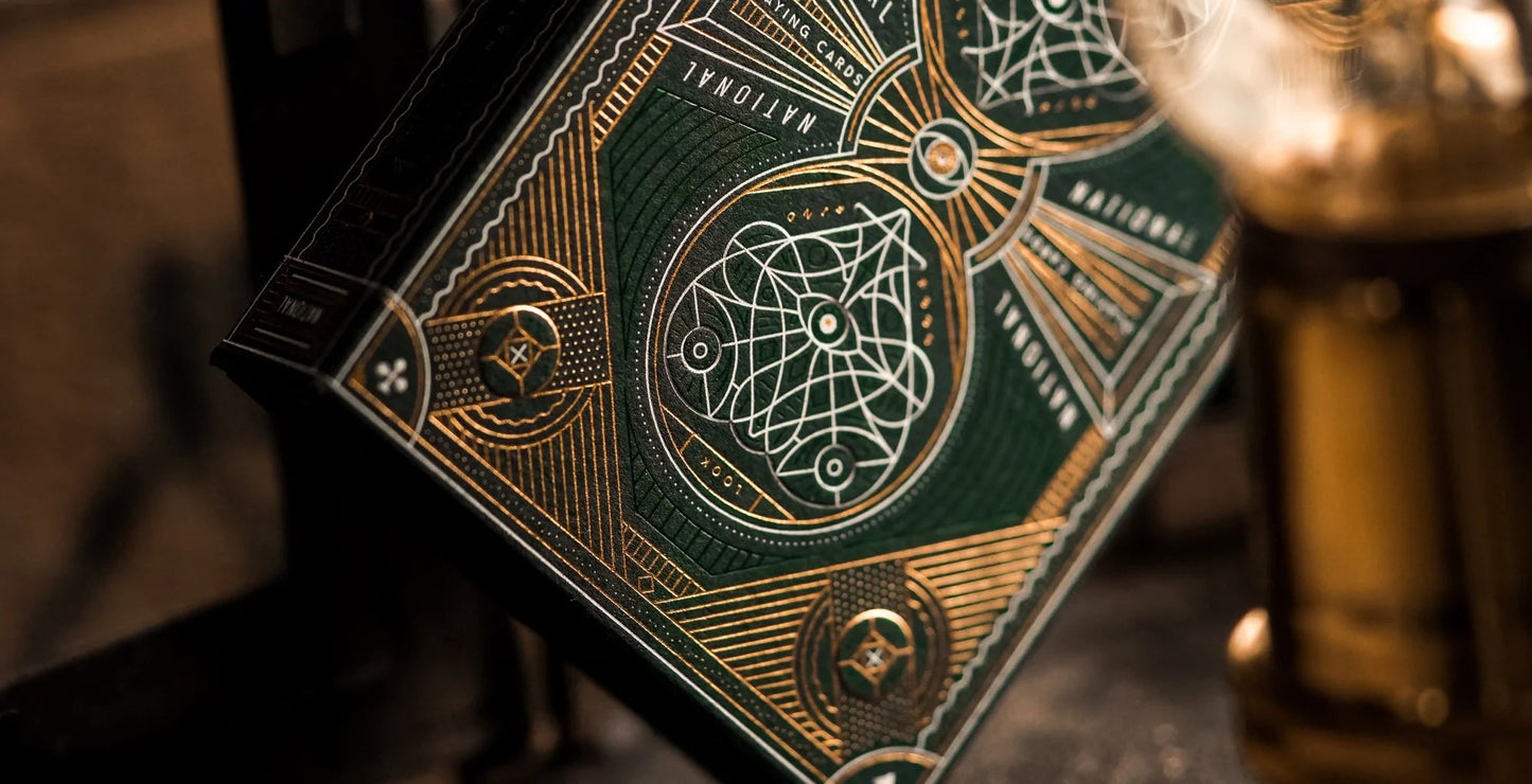 Green National Playing Cards Playing Cards by Theory11
