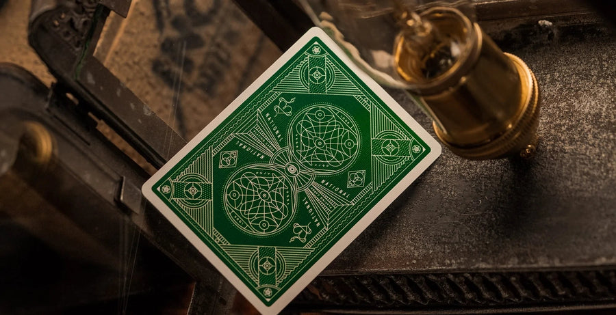 Green National Playing Cards Playing Cards by Theory11
