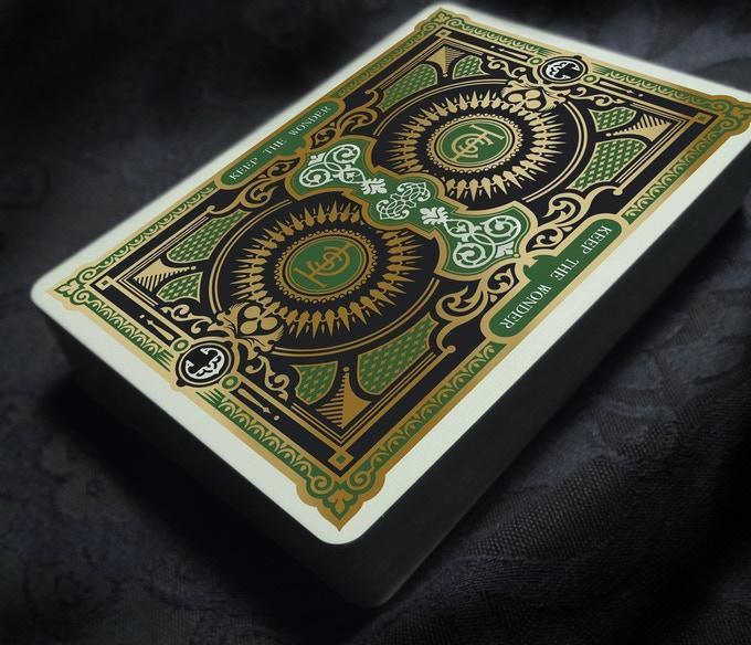 Charmers Playing Cards by Lotrek - Green Playing Cards by Oath Playing Cards