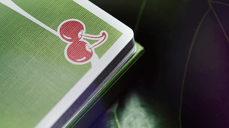Sahara Green Cherry Casino House Deck Playing Cards by Pure Imagination Projects
