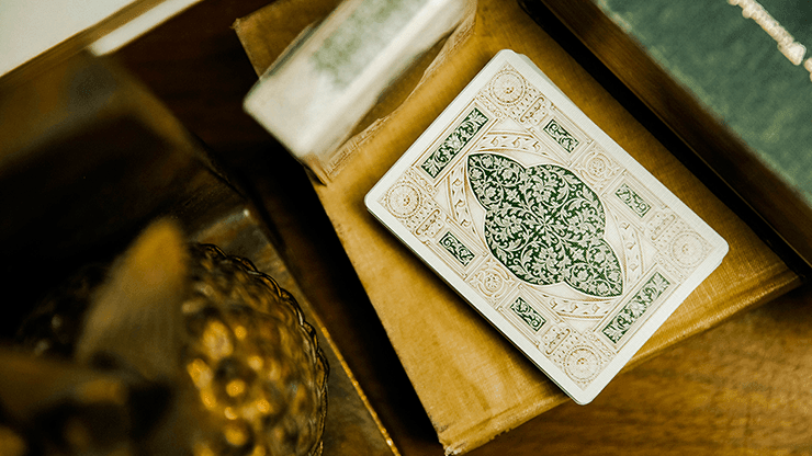 Kingdom Playing Cards - Green Playing Cards by Ark Playing Cards