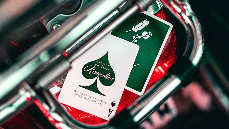 Green Remedies Playing Cards Playing Cards by Madison x Schneider