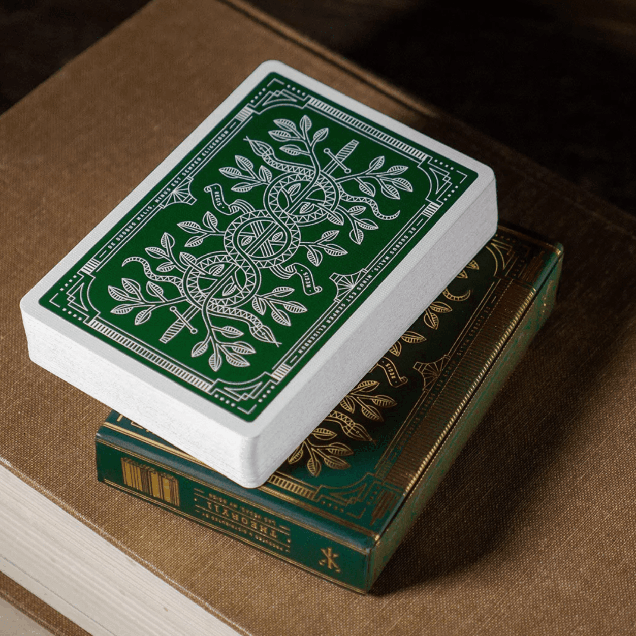 Green Monarchs Playing Cards Playing Cards by Theory11
