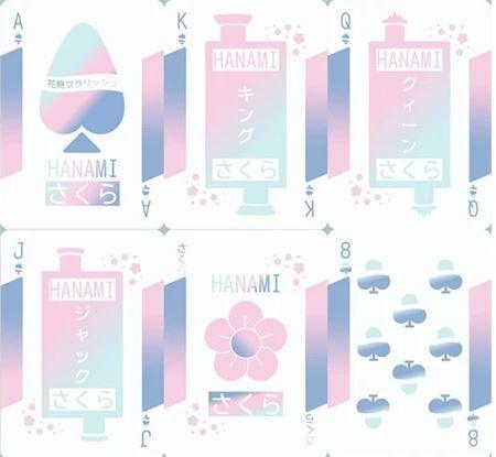Hanami Playing Cards Playing Cards by RarePlayingCards.com
