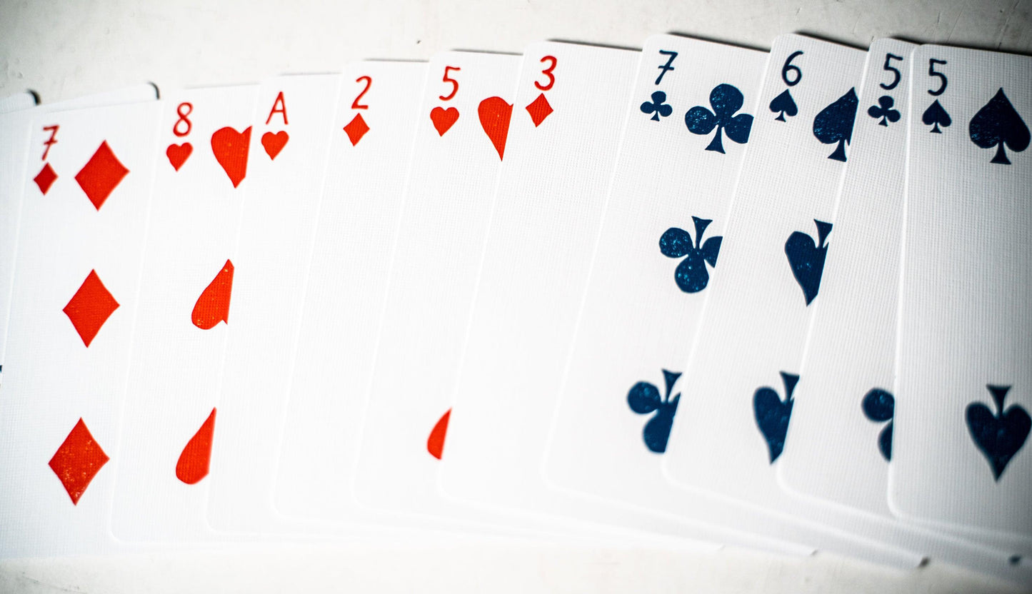 Happy Sad Playing Cards Playing Cards by Joker and the Thief