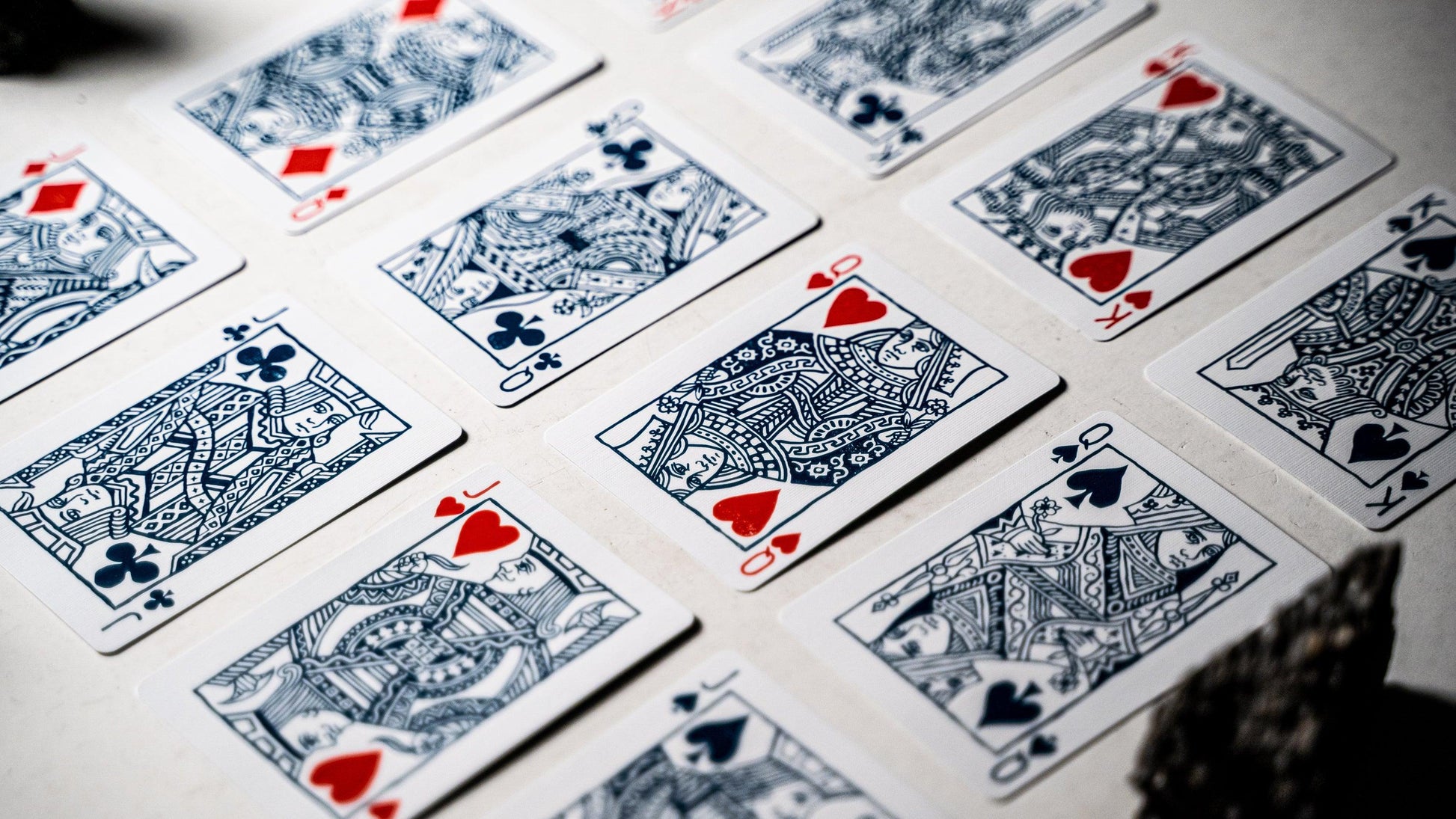 Happy Sad Playing Cards Playing Cards by Joker and the Thief