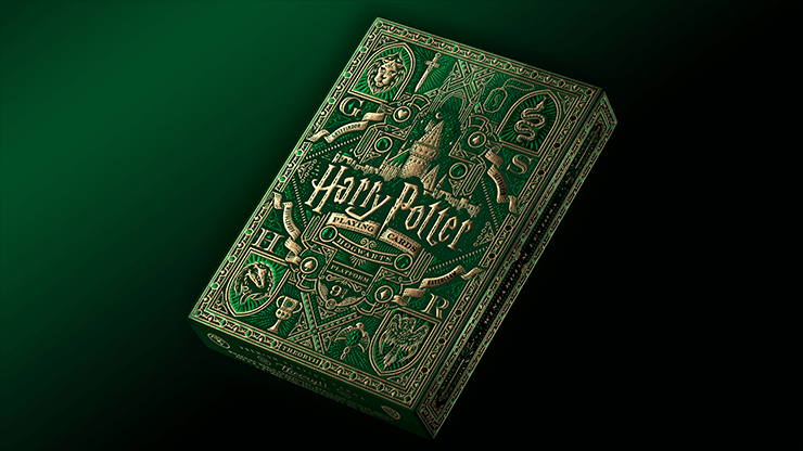 Harry Potter Playing Cards - Slytherin Playing Cards by Theory11