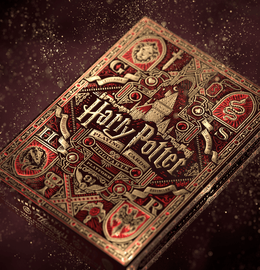 Harry Potter Playing Cards - Gryffindor Playing Cards by Theory11