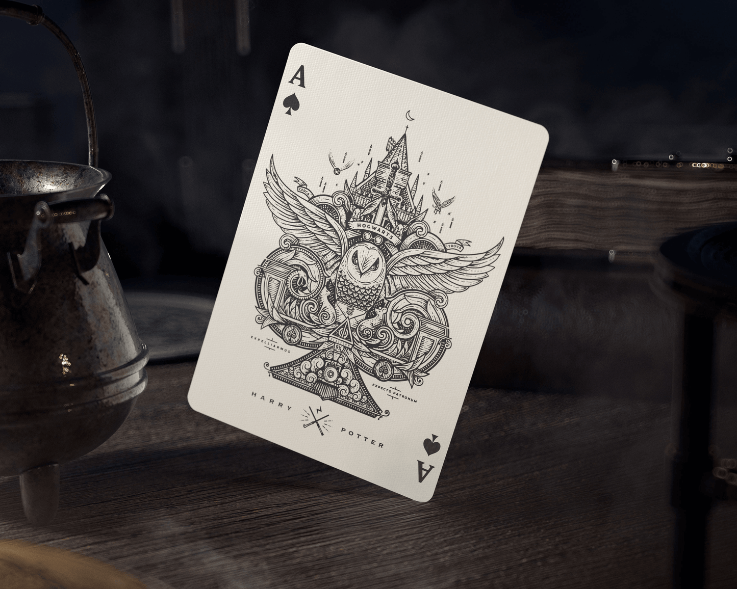 Harry Potter Playing Cards - Hufflepuff Playing Cards by Theory11