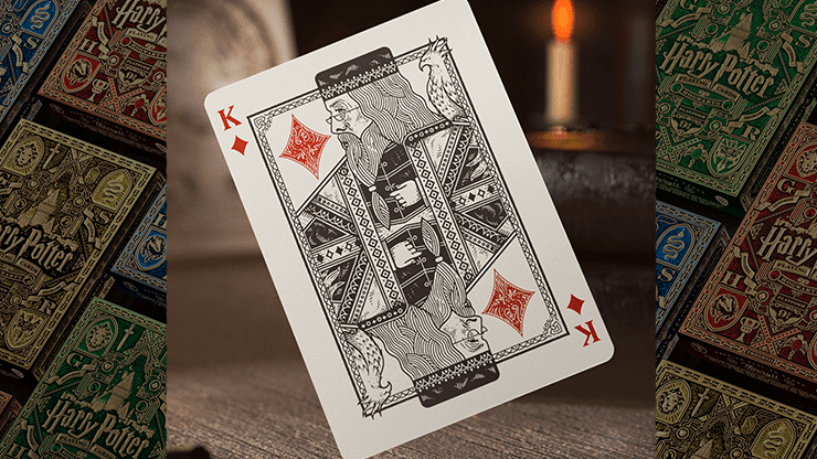 Harry Potter Playing Cards - Gryffindor Playing Cards by Theory11