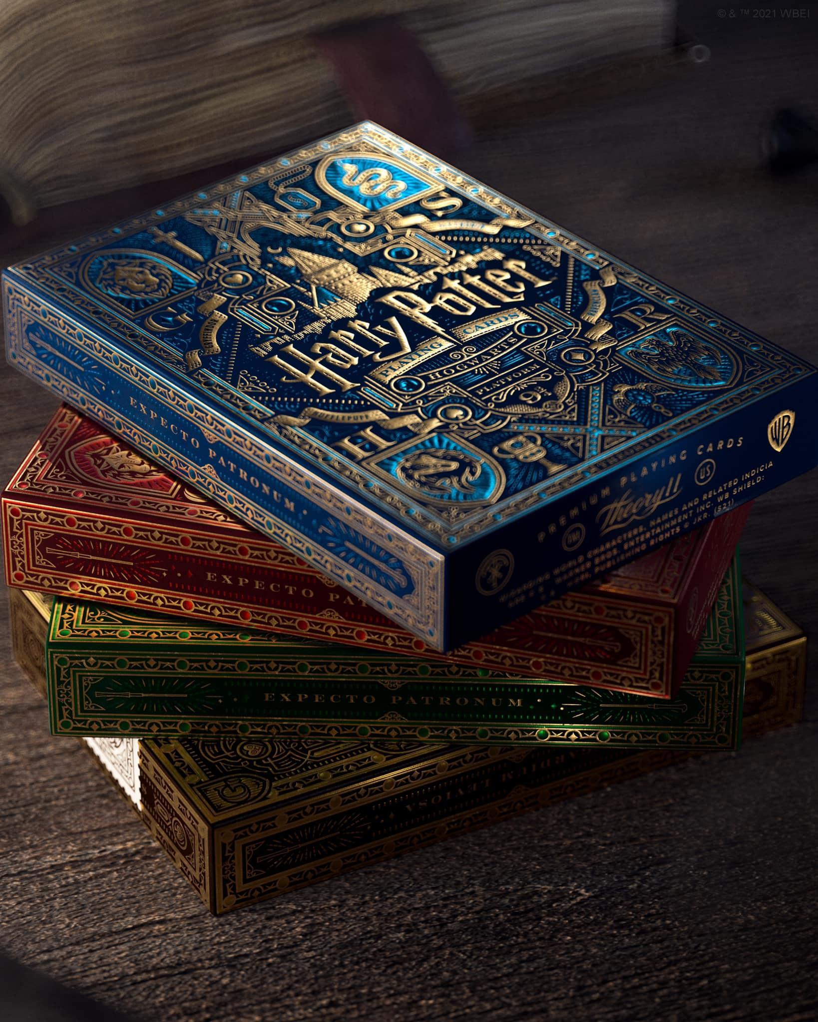harry potter limited edition playing cards Harry Potter Playing Cards Blue (Ravenclaw)