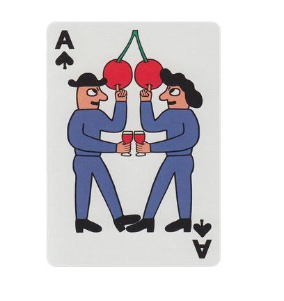 Henry & Sally Playing Cards Playing Cards by RarePlayingCards.com